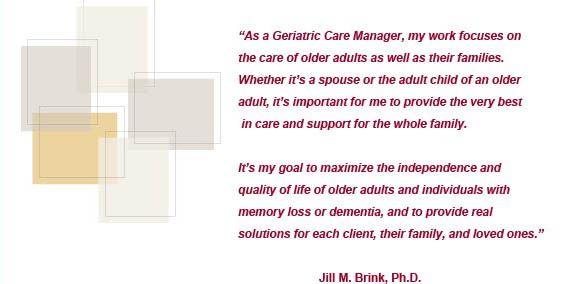 Aging Life Care / Geriatric Care Manager Jill Brink